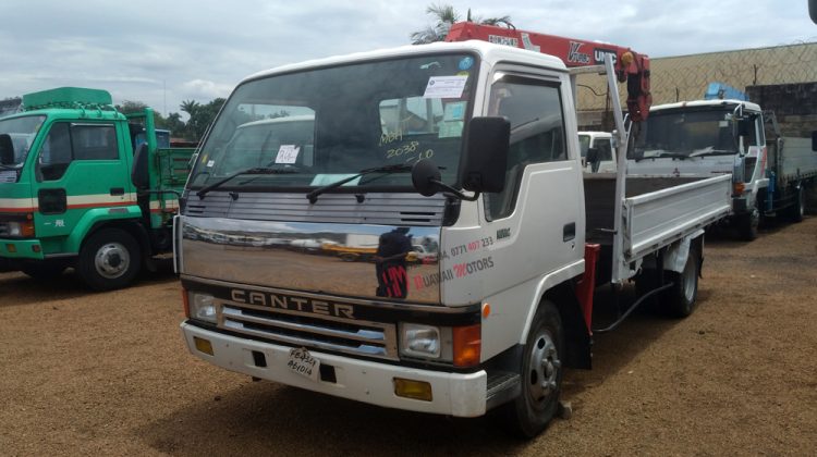 1991 MITSUBISHI CANTER CRANE TRUCK