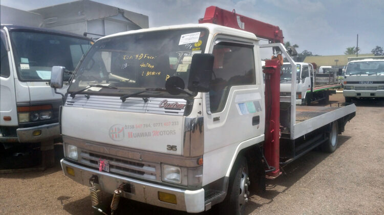 1993 MITSUBISHI CANTER CRANE TRUCK 3.5