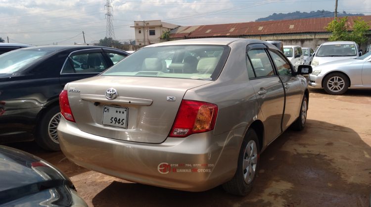 2007 TOYOTA COROLLA AXIO X